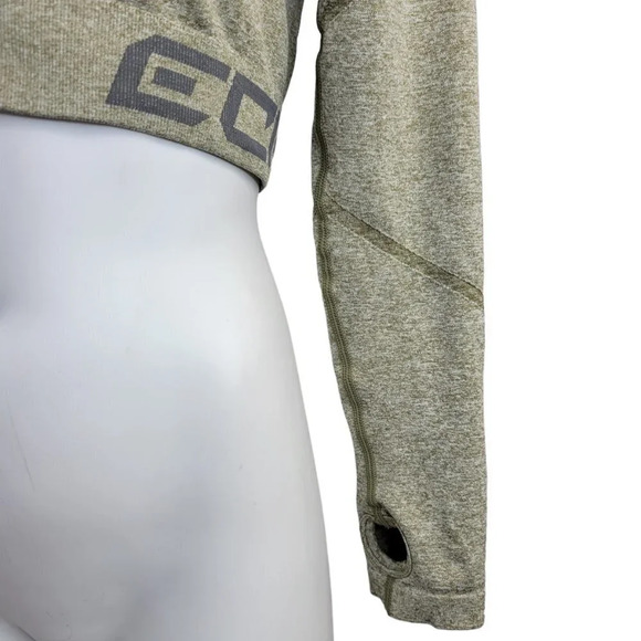 ECHT  Arise Scrunch Long Sleeve Crop Top - Picture 3 of 5